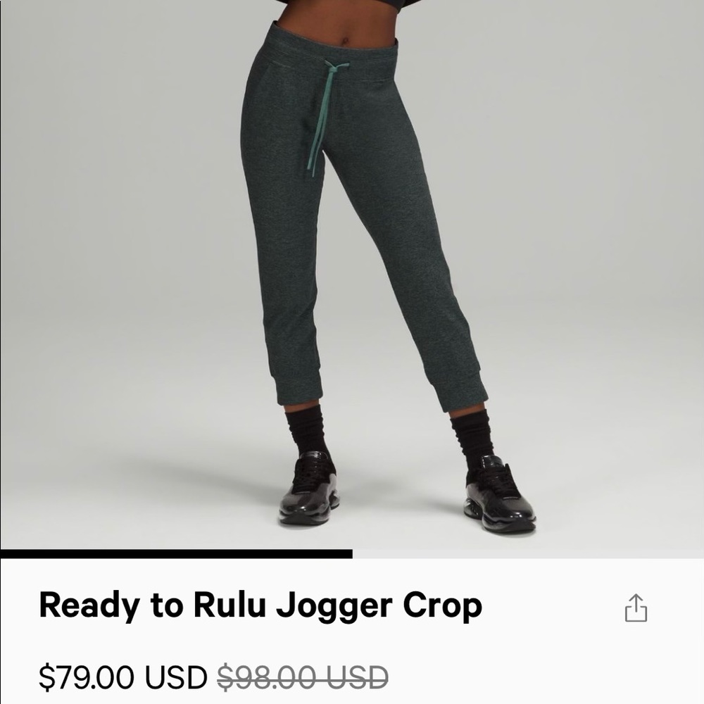Ready to Rulu Joggers Crop - never worn